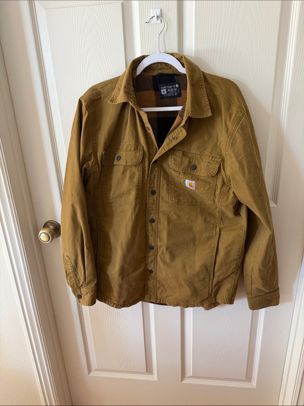 Carhartt Brown Men’s Canvas Field Jacket Sz M